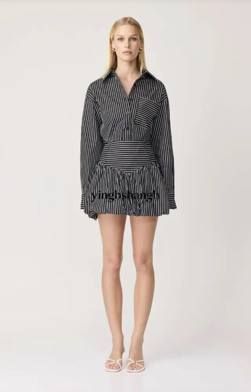 ASTELLA SHIRT & MINI SKIRT SET - Set