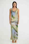 Bianca Maxi Dress - Lavender Marble / 2 - Dress