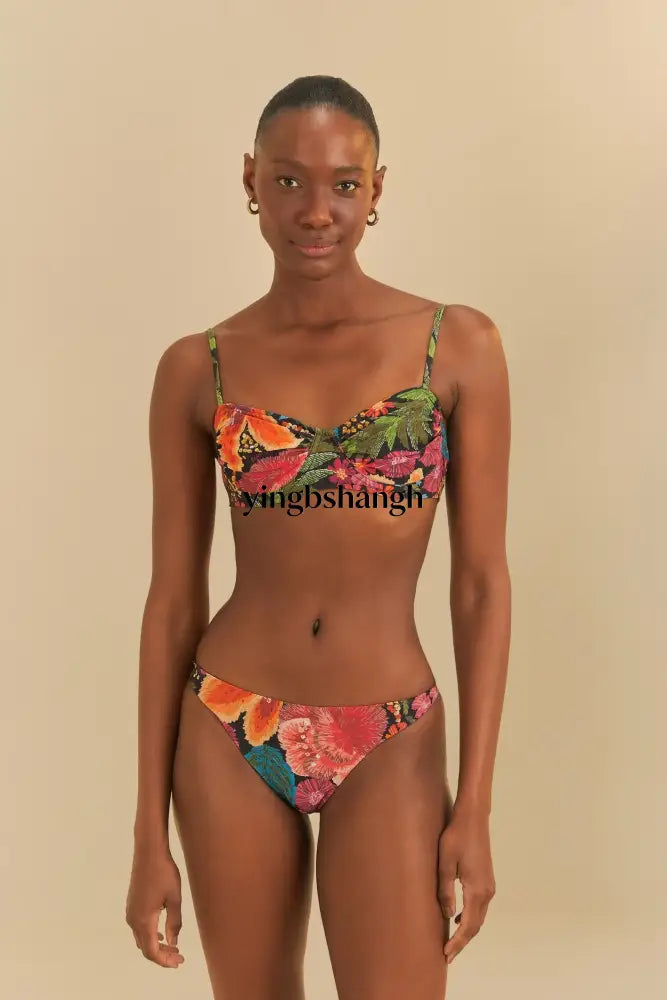 BIKINI TAC BORDADEIRA - Swim
