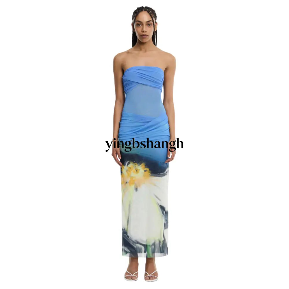 CEIRA STRAPLESS MAXI DRESS - Dress
