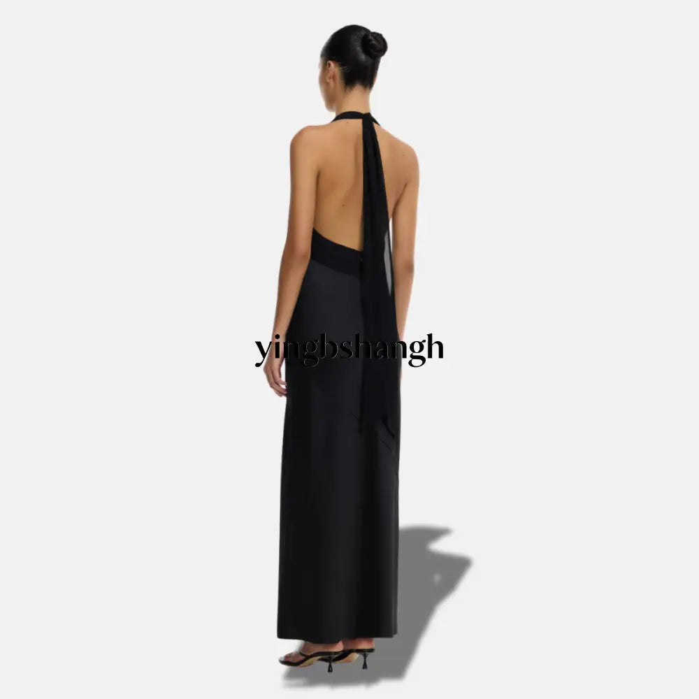 DEVLYN HALTER MAXI DRESS - Dress