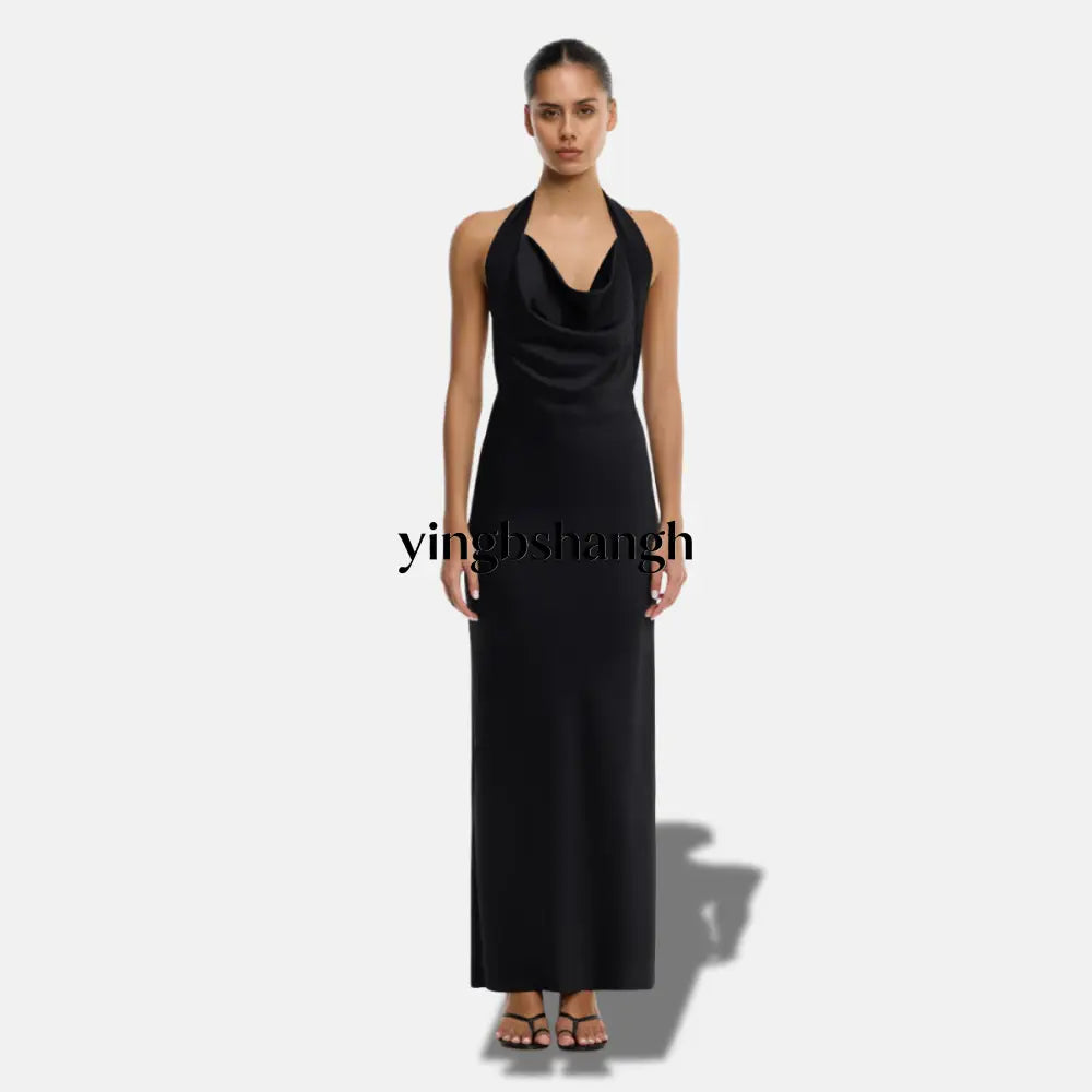 DEVLYN HALTER MAXI DRESS - Dress