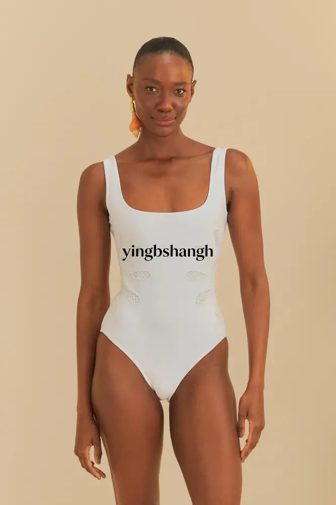 ENTERO ARTESANAL RICHILIEU - Branco / XS - Swim