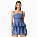 GAELLE TOP & SKIRT SET - XS / DEEP BLUE - Set