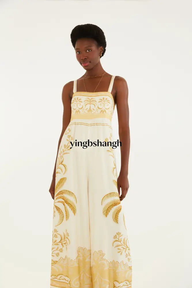 JUMPSUIT ESTAMPADO PAISAJE TROPICAL - Jumpsuit