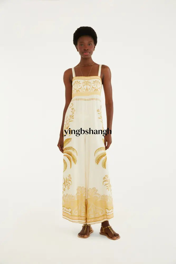 JUMPSUIT ESTAMPADO PAISAJE TROPICAL - Jumpsuit