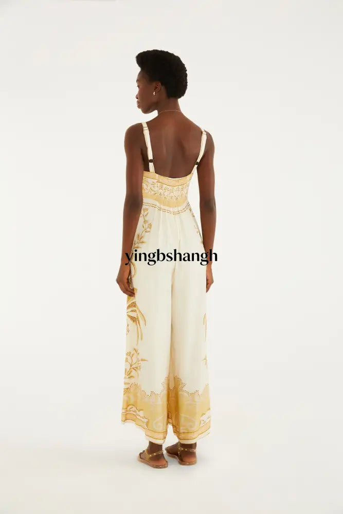 JUMPSUIT ESTAMPADO PAISAJE TROPICAL - Jumpsuit
