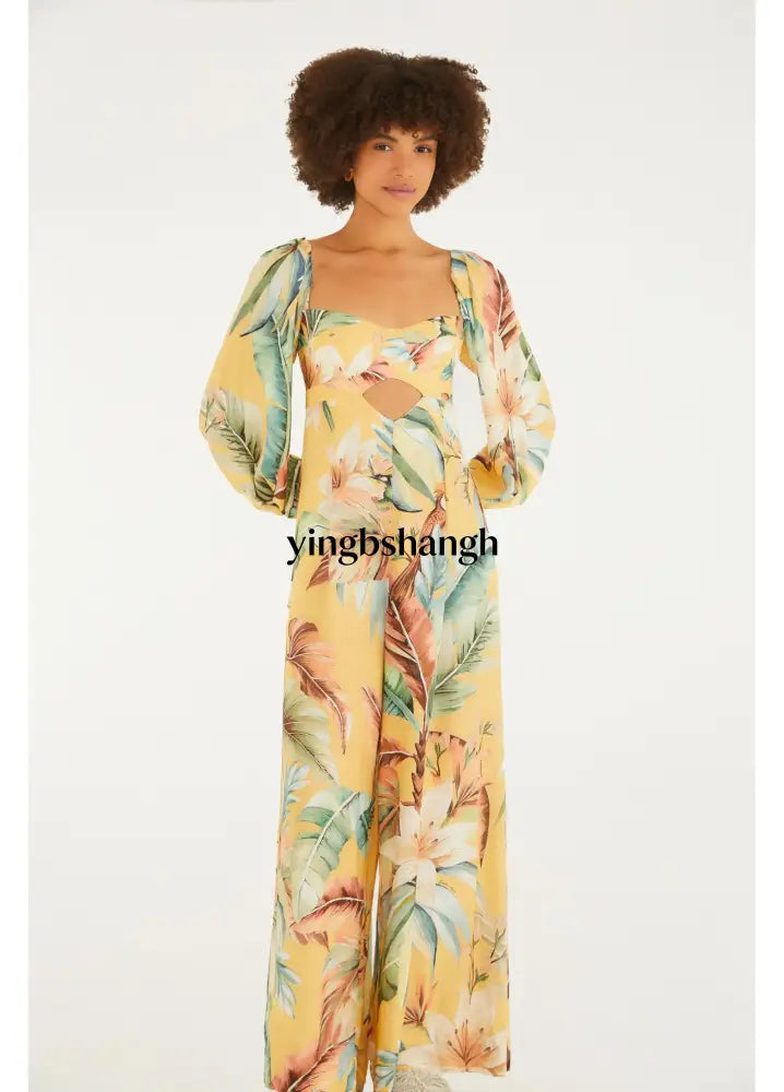 JUMPSUIT MANGA TROPICALIA - Jumpsuit