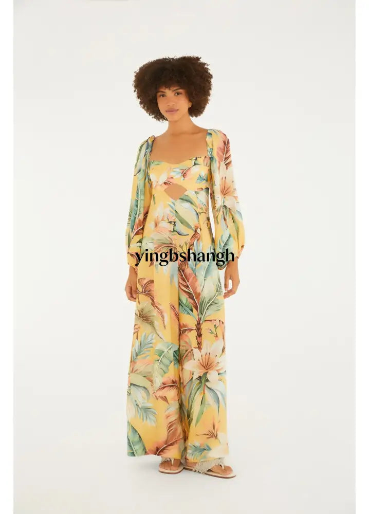 JUMPSUIT MANGA TROPICALIA - Jumpsuit