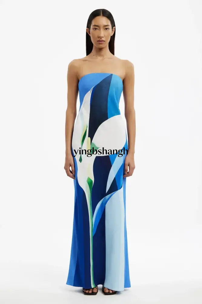 Mora Strapless Dress - Calla Lily / 2 - Maxi Dress