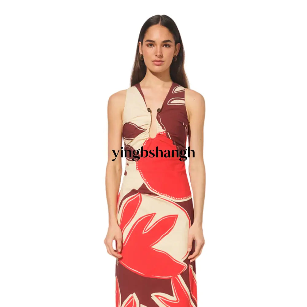 SUNDROP PALM MAXI DRESS - SUNDROP / XS - Dress