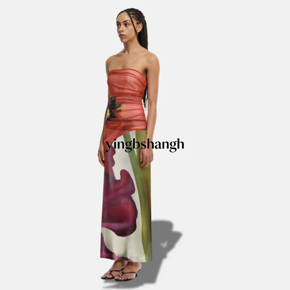 SURA STRAPLESS DRESS - Dress
