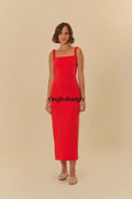VESTIDO MAXI ALCA CREPE - Dress