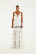 VESTIDO MAXI DE GUIPUR ODARA - Dress